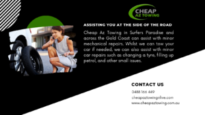 Assisting you at the Side of the Road - Towing Gold Coast - Cheap AZ Towing